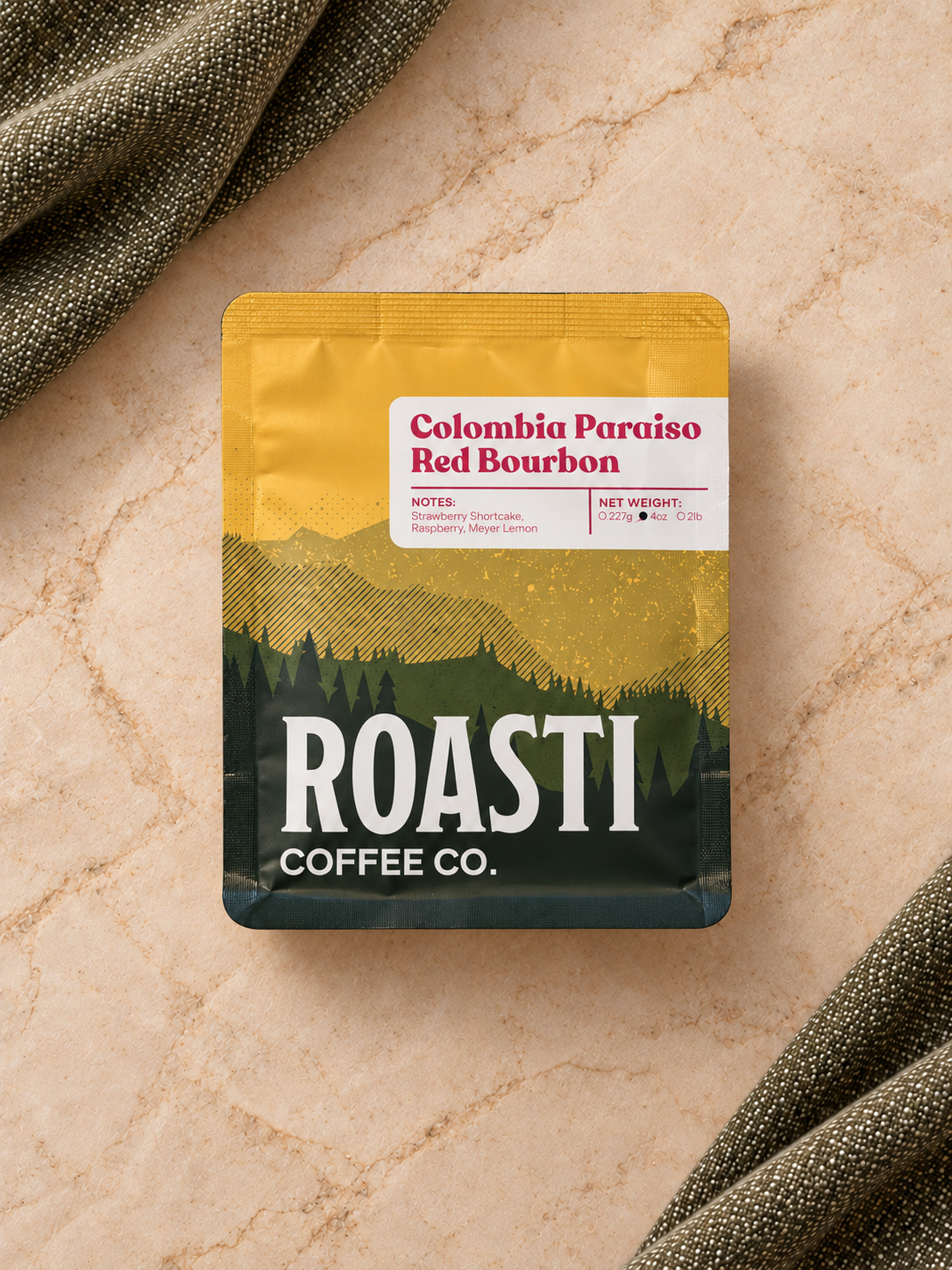Colombia Paraiso Red Bourbon coffee package